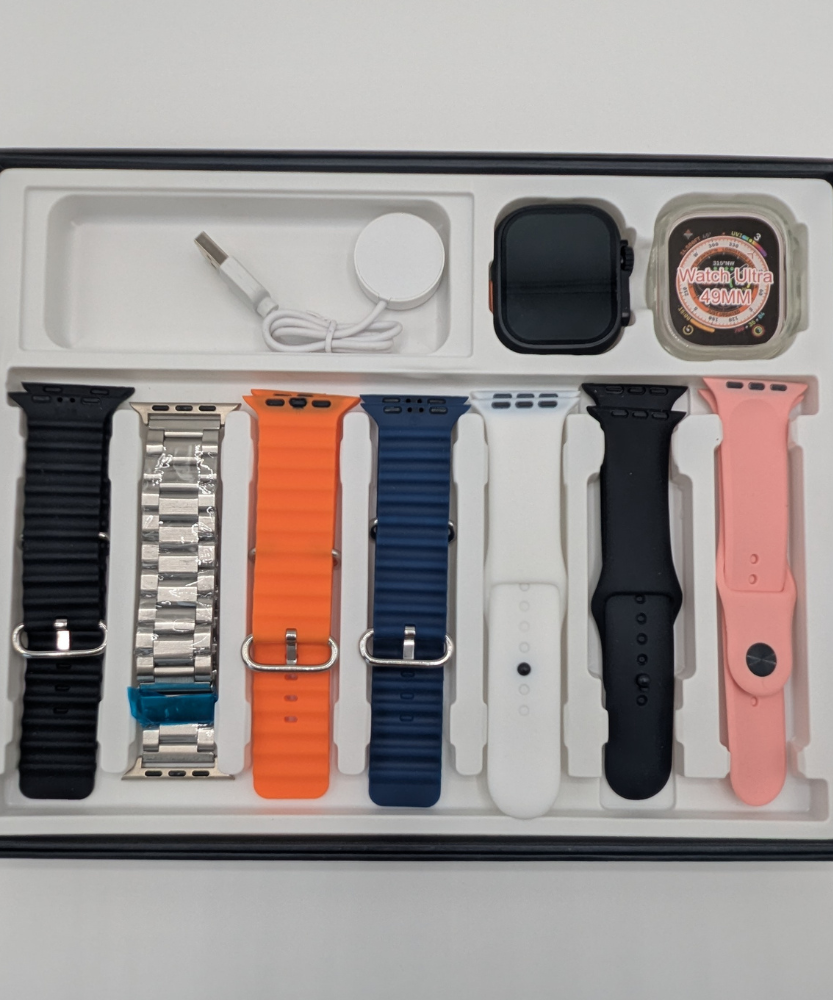 Bm X8 Smart Watch Ultra 7 in 1 Bands Watch For Men