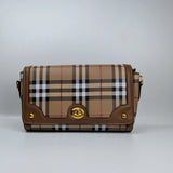 BRBRY Pure Leather Checked  Women's Handbag