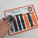 S100 Ultra2 Smart Watch Set 7in1 Multi Strap For Men