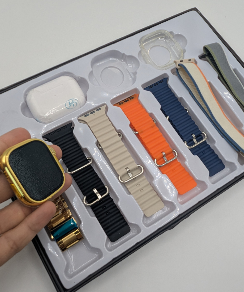 H50 with airpods pro 5 Ultra 7 in 1 Smart Watch For Men