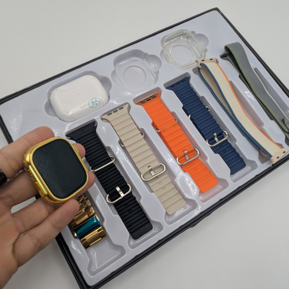 H50 with airpods pro 5 Ultra 7 in 1 Smart Watch For Men