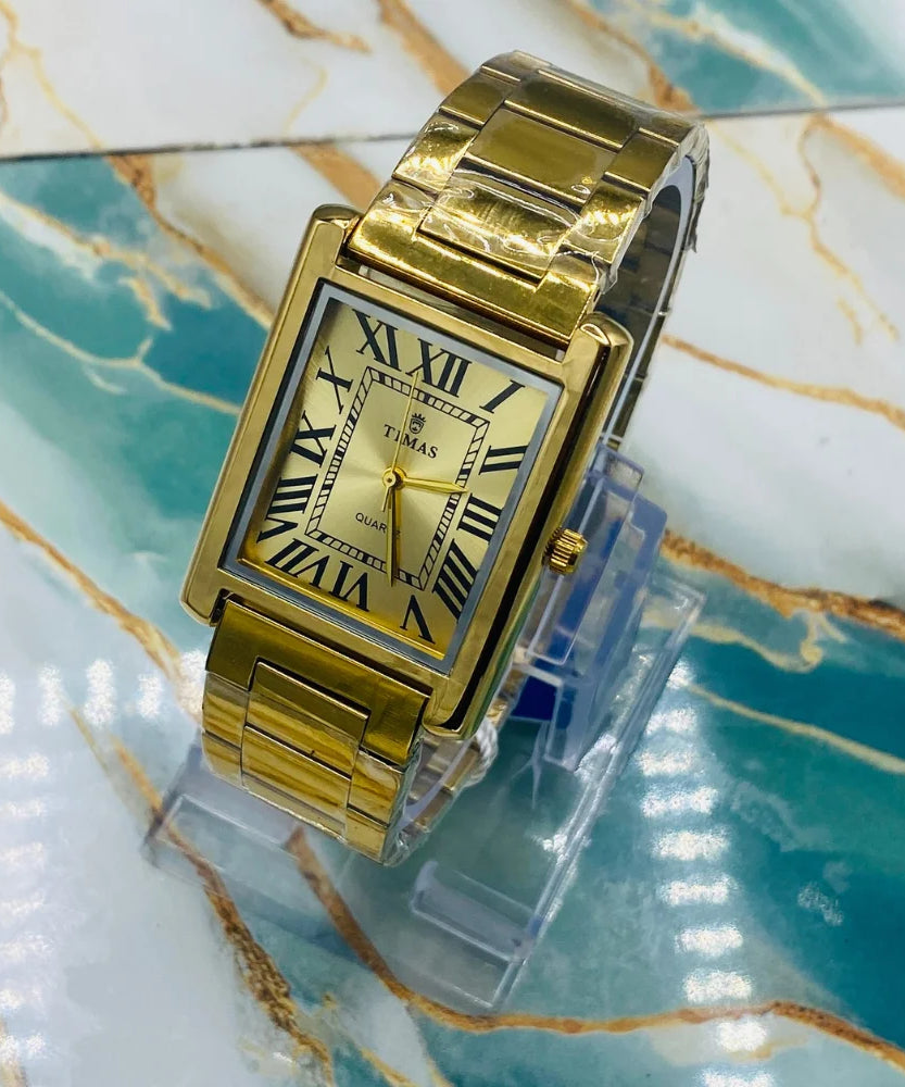 TMS  Rectangular Classic Watch For Men