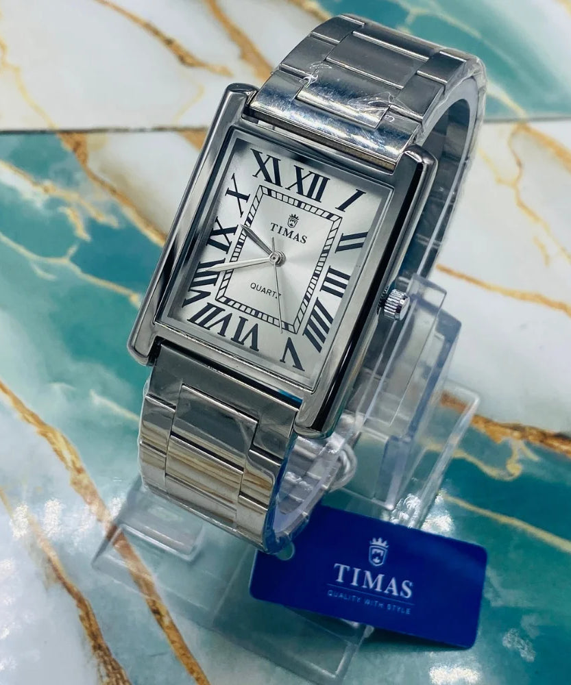 TMS  Rectangular Classic Watch For Men