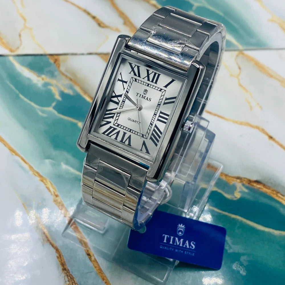 TMS  Rectangular Classic Watch For Men