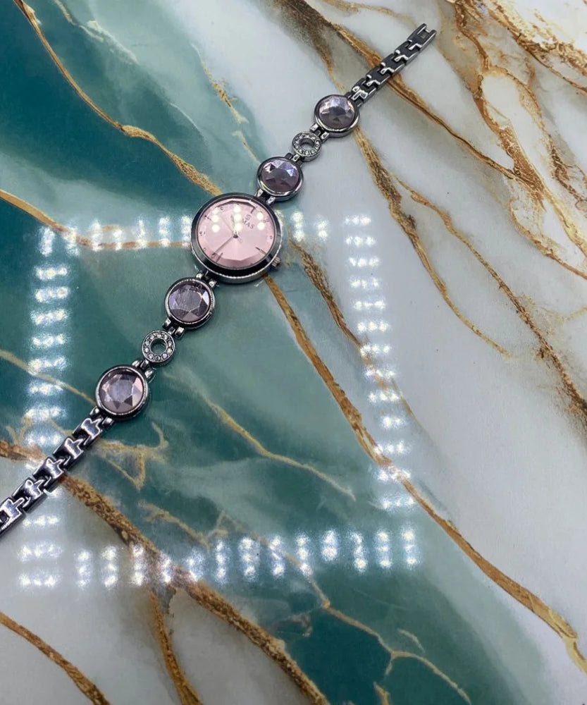 TMS  Crystal-Bracelet Women’s Quartz Watch
