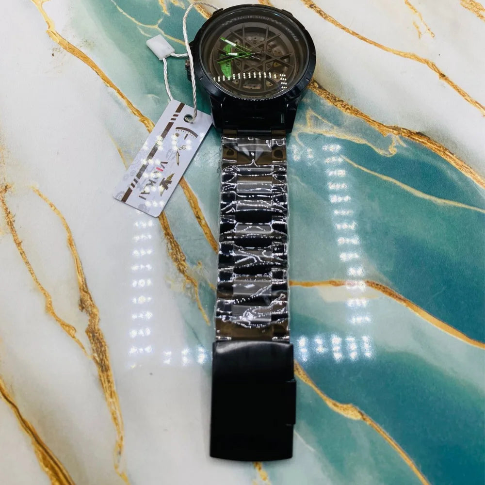VIOKAI  Sport Wheel Rim Analog Watch for Men