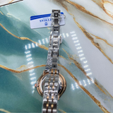 TMS  Elegant Crystal Bezel Women’s Luxury Quartz Watch
