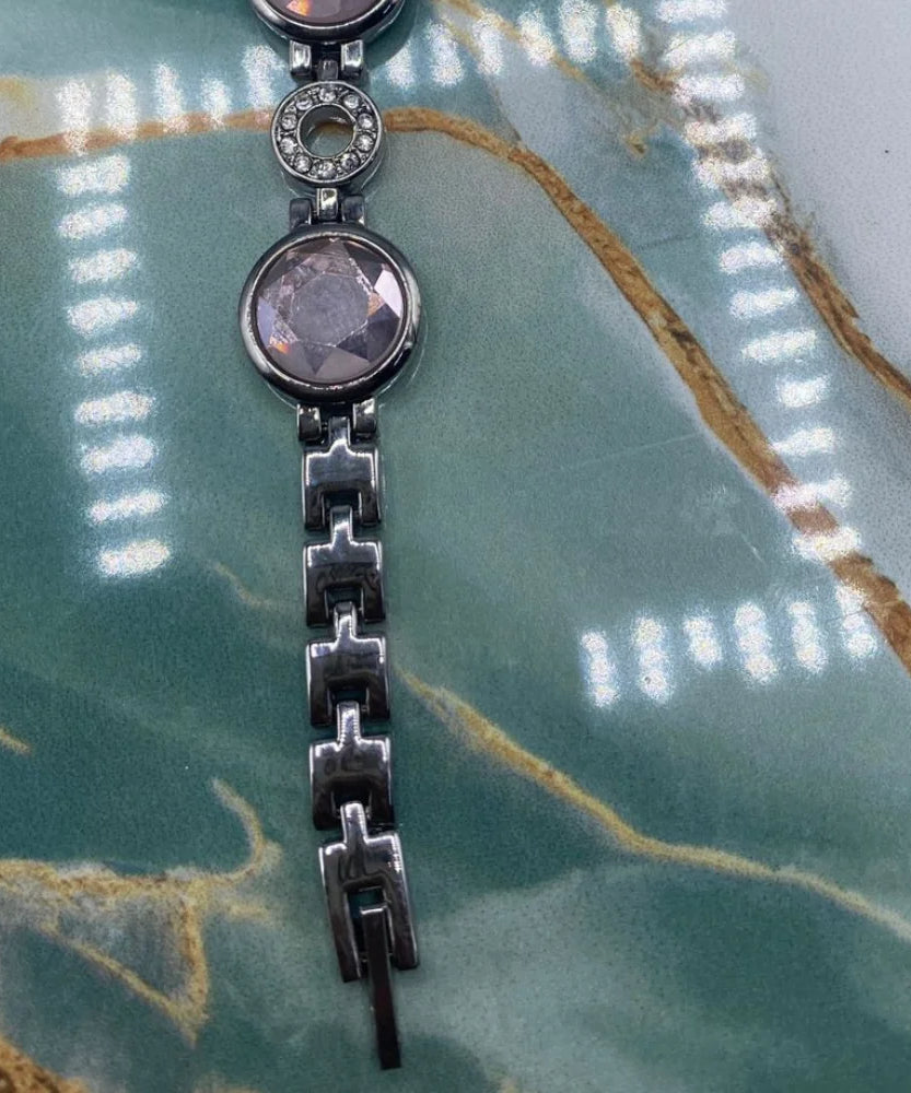 TMS  Crystal-Bracelet Women’s Quartz Watch