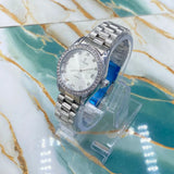 TMS Crystal Stainless Steel Women’s Luxury Watch