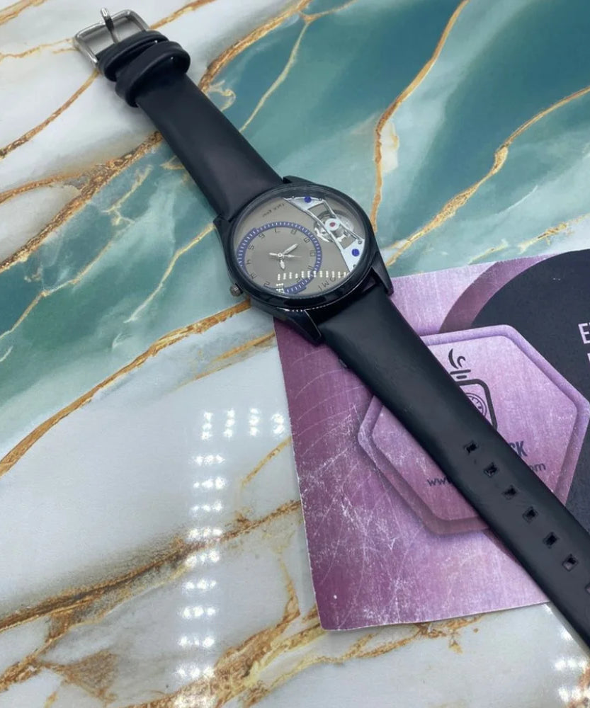 TOMI Leather Strap Watch For Men