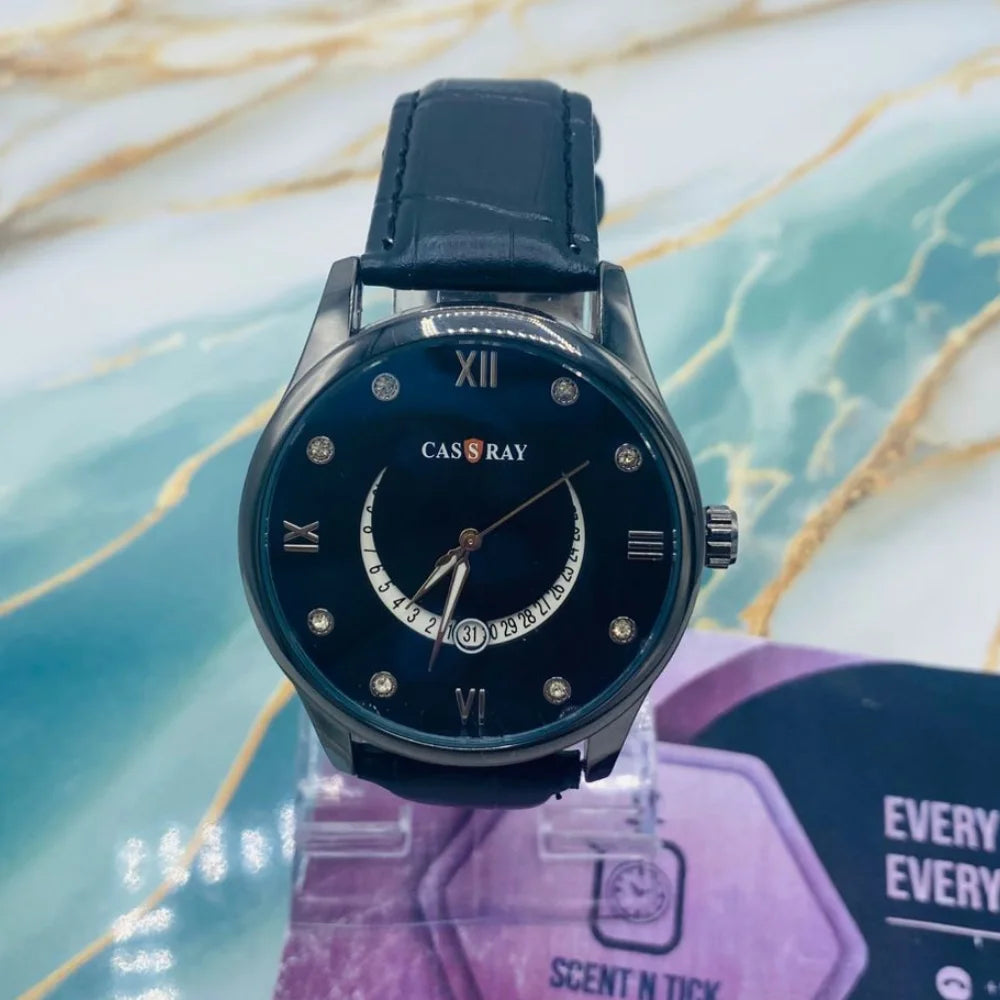 Csry Leather Strap Elegant Watch For Men