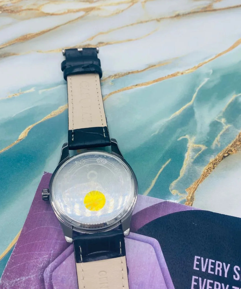 Csry Leather Strap Elegant Watch For Men