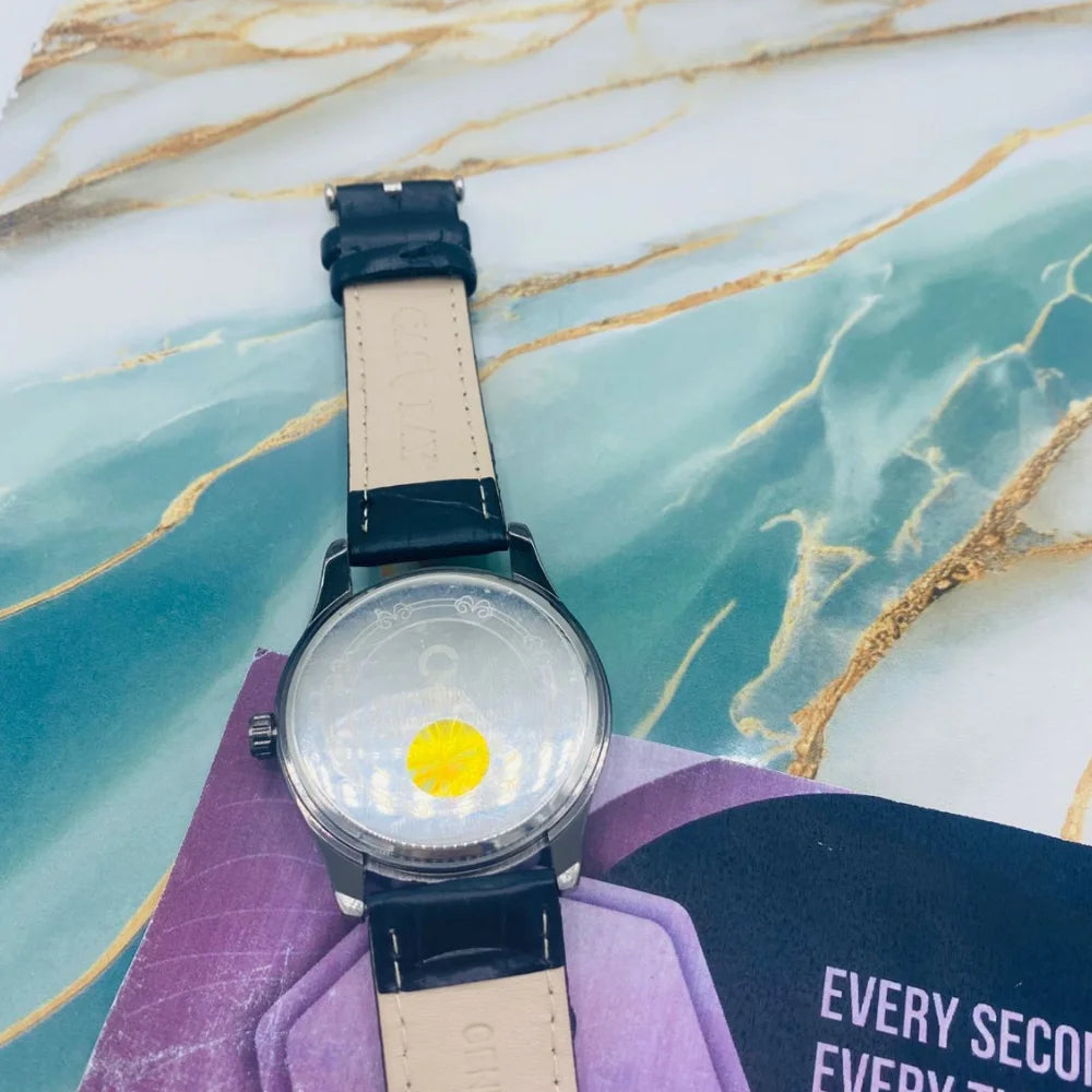 Csry Leather Strap Elegant Watch For Men