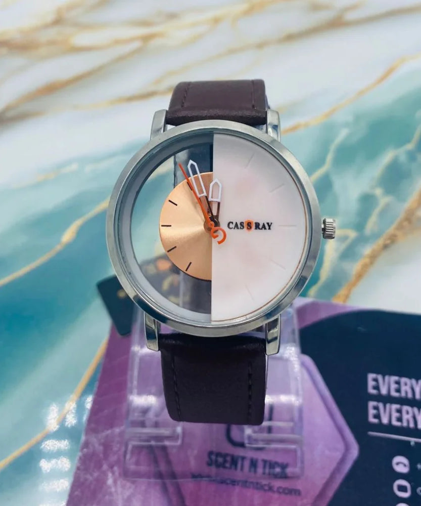 CSY Leather Straps watch for Men's