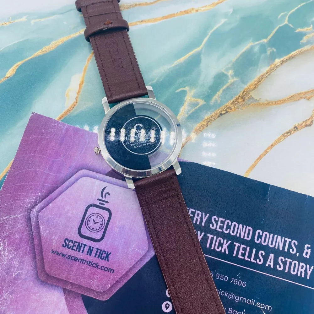 CSY Leather Straps watch for Men's