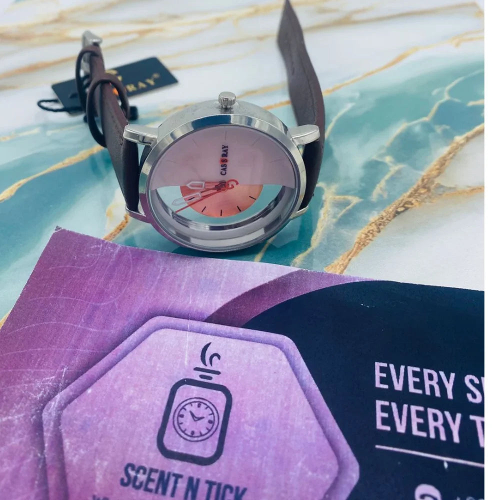 CSY Leather Straps watch for Men's