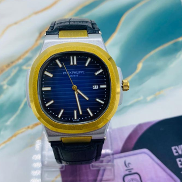 PP Geneve Watch with Leather Strap