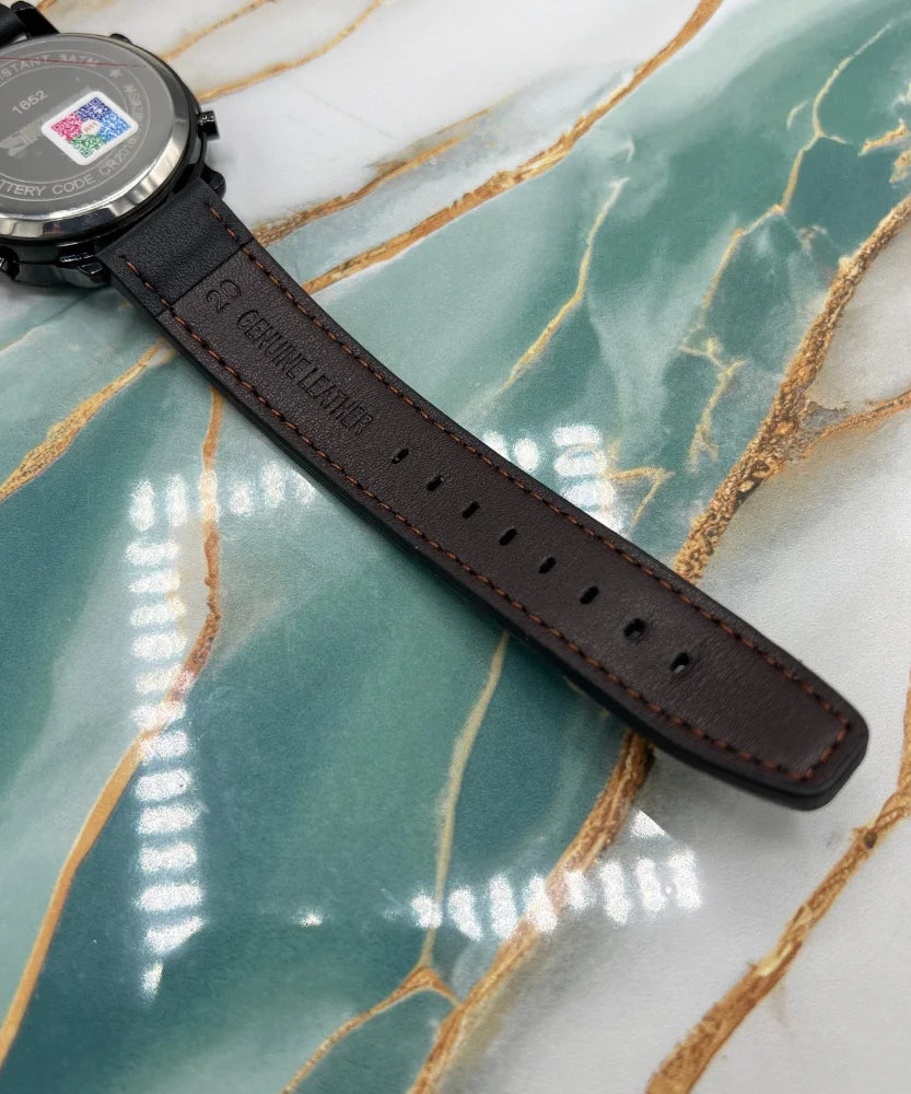 Skmei Hybrid Analog-Digital Men’s Watch | Black Sports Edition Watch